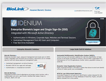 Tablet Screenshot of biolinksolutions.com